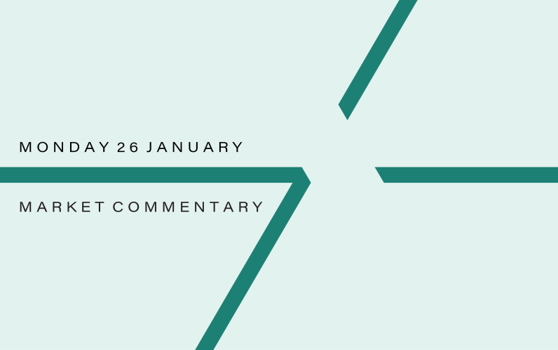 Market Commentary: Monday 26th January