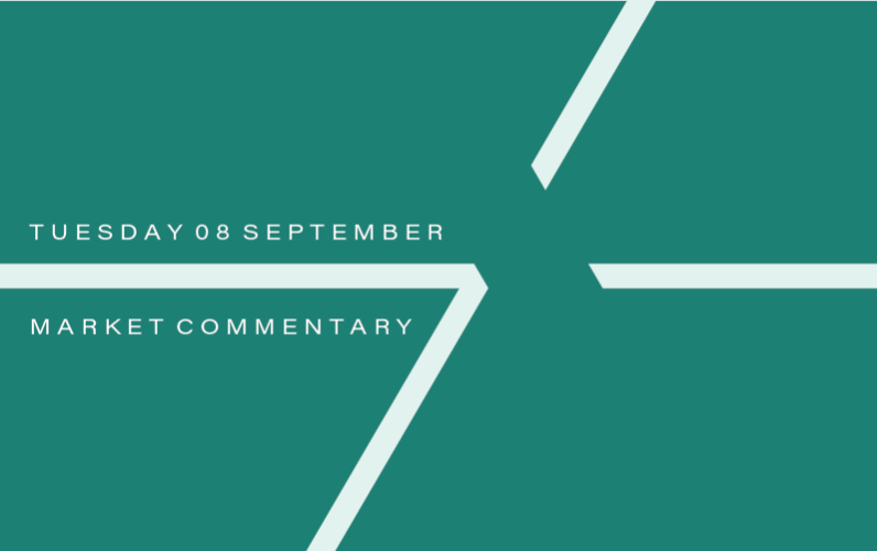 Market Commentary: Tuesday 8th September
