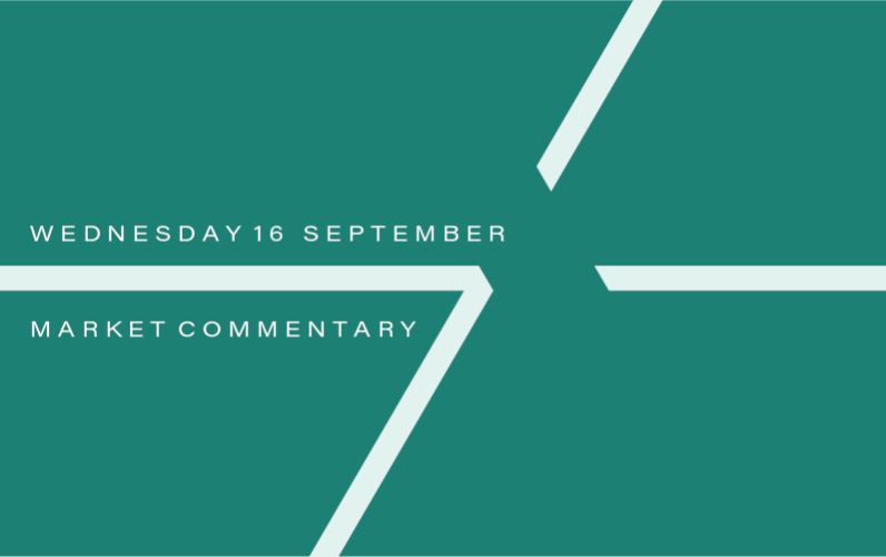 Market Commentary: Wednesday 16th September