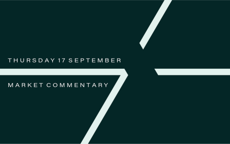 Market Commentary: Thursday 17th September