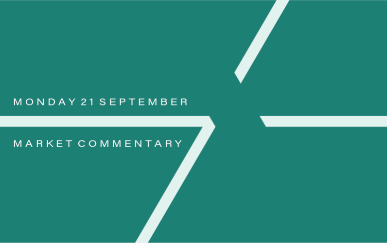 Market Commentary: Monday 21st September