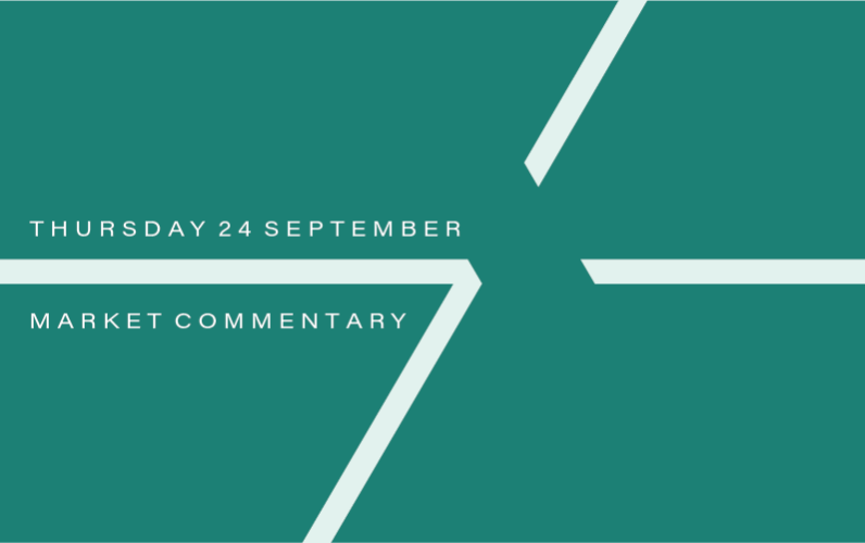 Market Commentary: Thursday 24th September