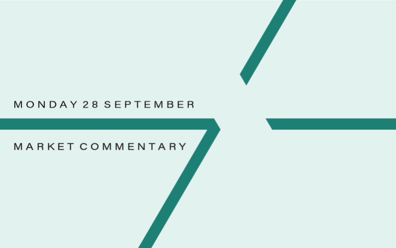 Market Commentary: Monday 28th September