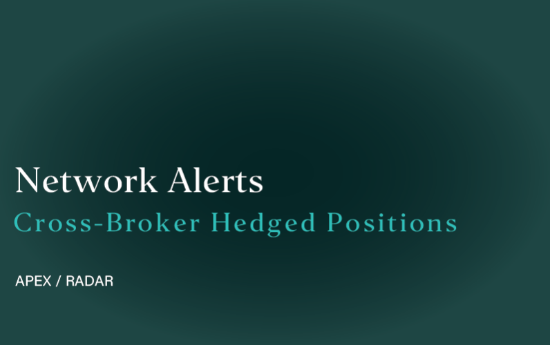 iSAM Securities Apex visualizes cross-broker hedged positions in Network Alerts