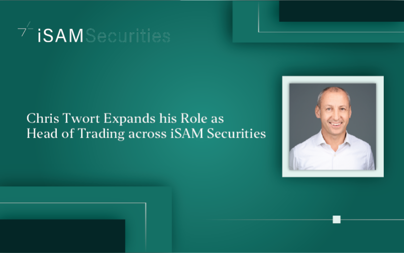 Chris Twort Expands his Role as Head of Trading across iSAM Securities