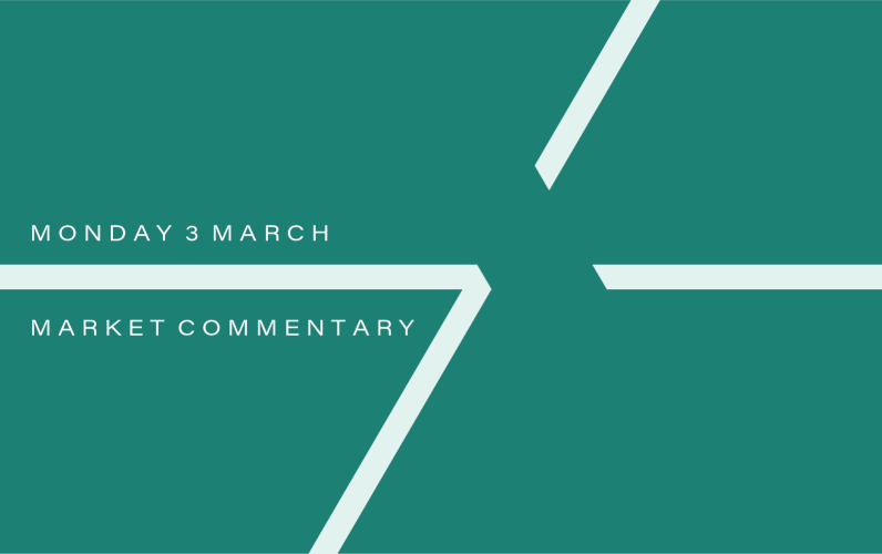 Market Commentary: Monday 3rd March