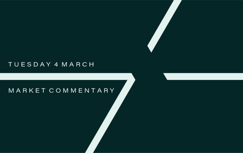 Market Commentary: Tuesday 4th March