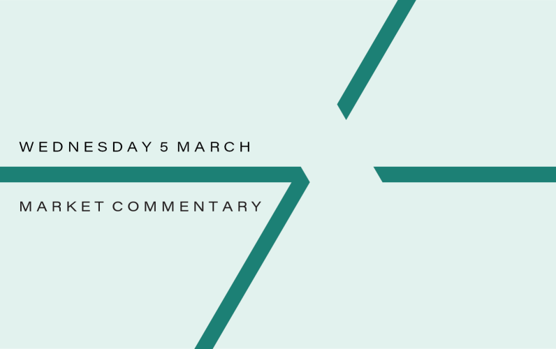 Market Commentary: Wednesday 5th March