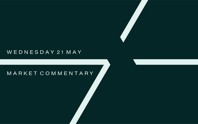 Market Commentary: Wednesday 21st May
