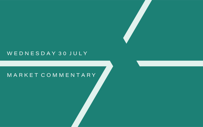 Market Commentary: Thursday 30th July