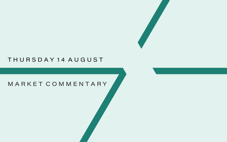 Market Commentary: Thursday 14th August