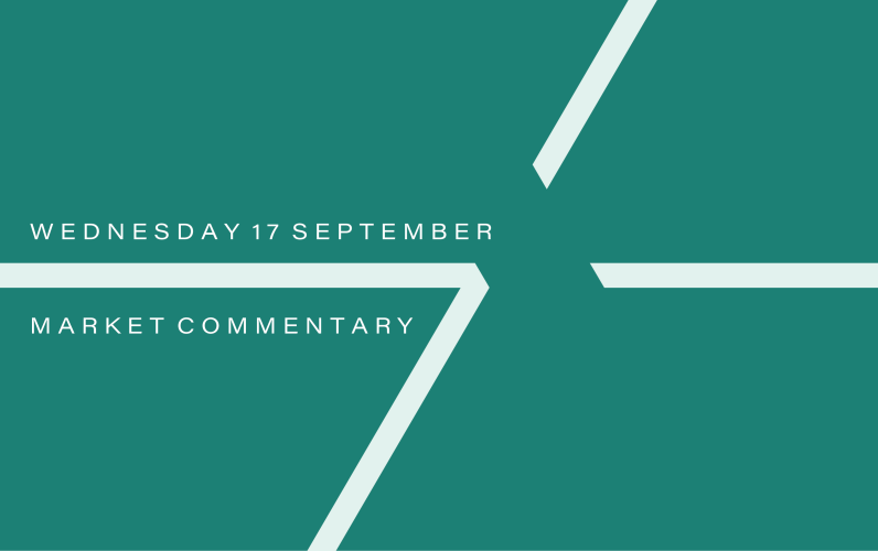 Market Commentary: Wednesday 17th September