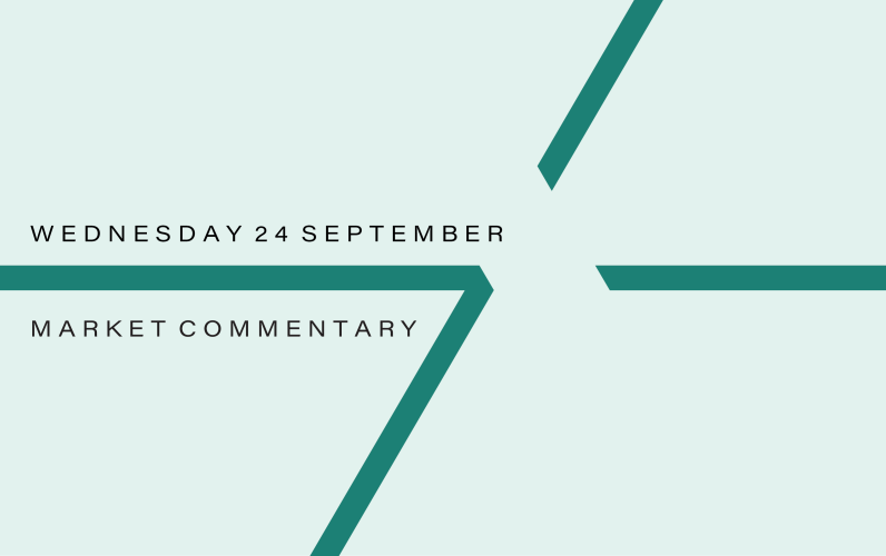 Market Commentary: Wednesday 24th September