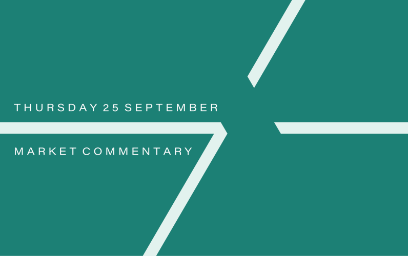 Market Commentary: Thursday 25th September