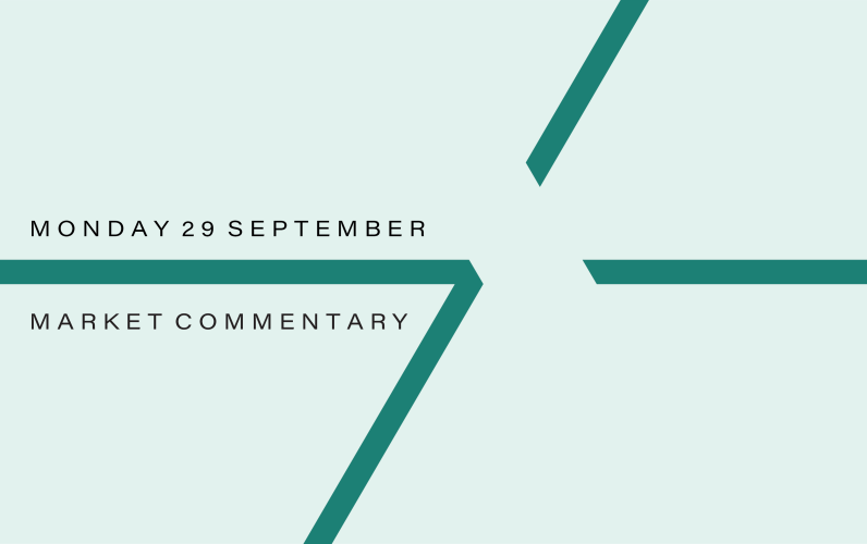 Market Commentary: Monday 29th September