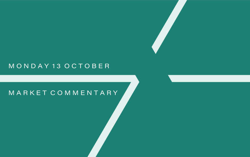 Market Commentary: Monday 13th October
