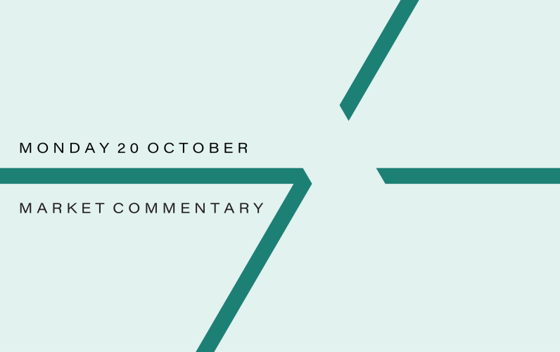 Market Commentary: Monday 20th October
